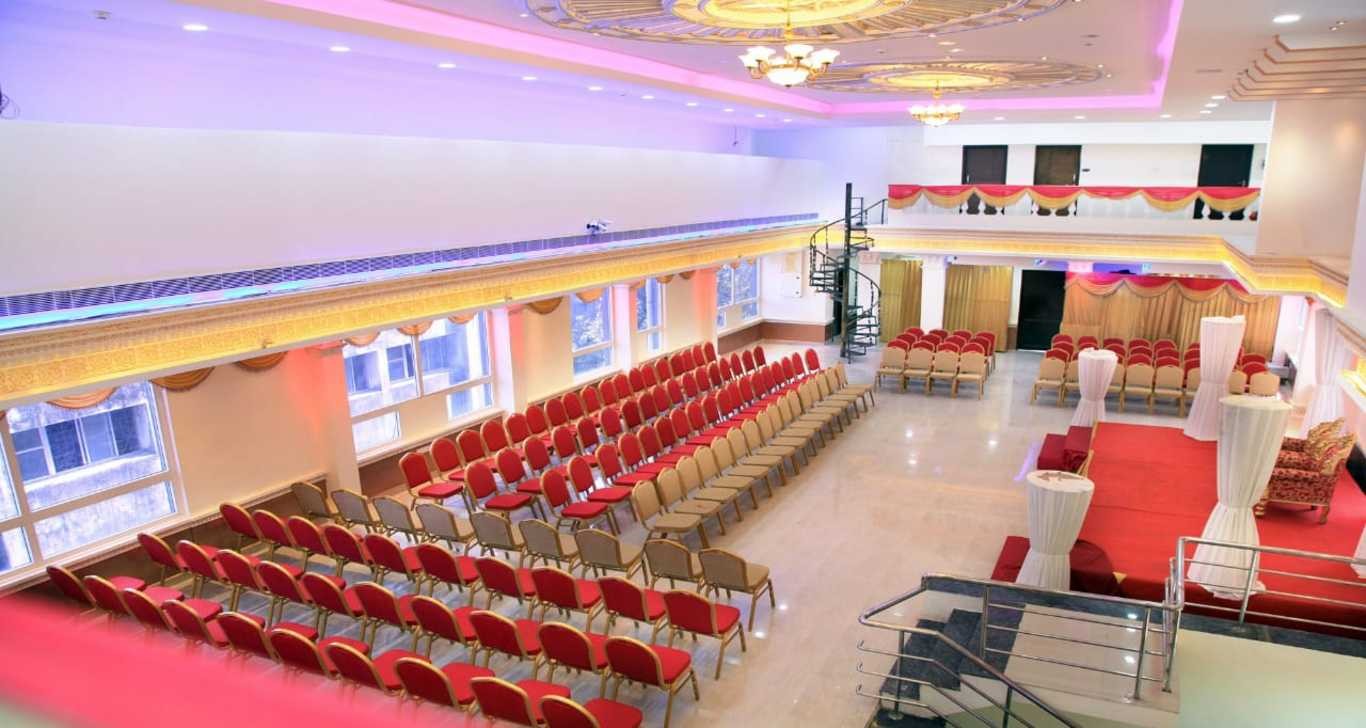 EVP Rajeswari Marriage Palace, T Nagar — main venue exterior building and entrance